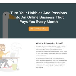 Adam Nolan Marketing - Subscription School Masterclass
